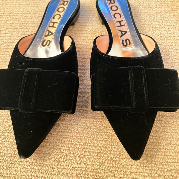 Rochas velvet bow mule - Picture 5 of 7